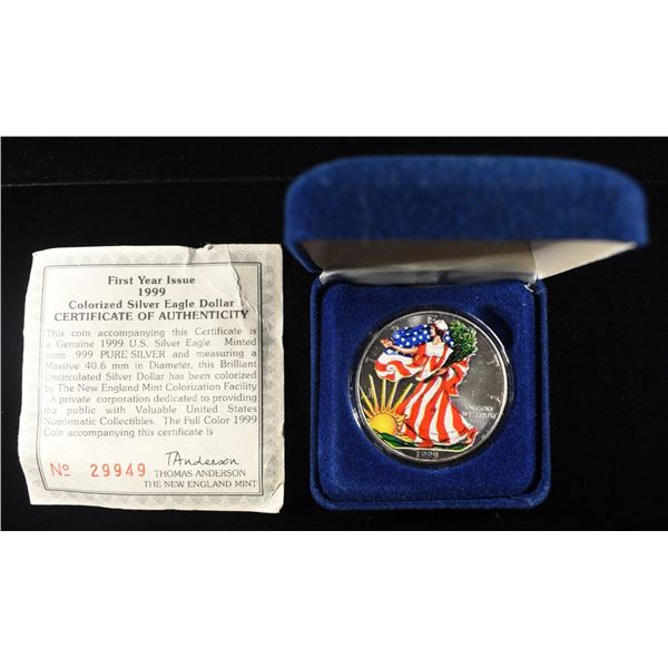 1999 COLORIZED AMERICAN SILVER EAGLE