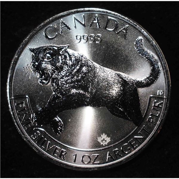 2016 CANADIAN COUGAR 1 OZ .999 SILVER ROUND