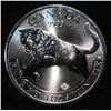 Image 1 : 2016 CANADIAN COUGAR 1 OZ .999 SILVER ROUND