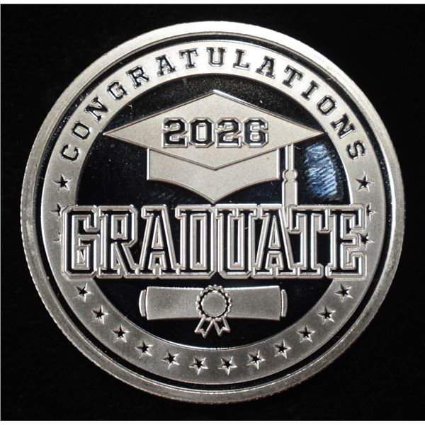 2026 GRADUATION 1 OZ .999 SILVER ROUND