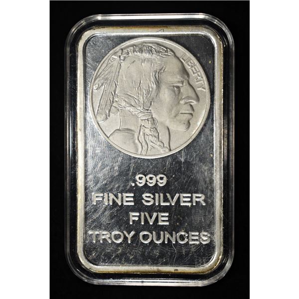 5 OZ .999 SILVER BAR