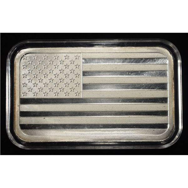 FLAG  5 OZ .999 SILVER BAR