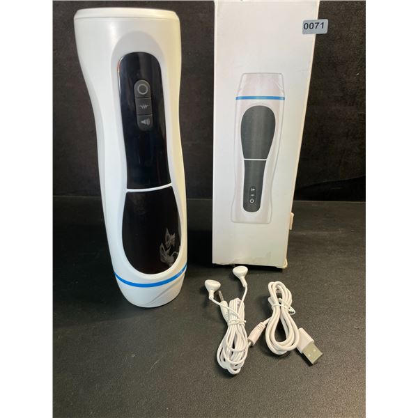 Automatic Male Masturbator/Sex Toy with Various Vibrations/Speed Patterns - Rechargeable - New