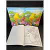 Image 1 : 3 Large Print Adult Coloring Books - Various Detailed Designs - Brand New!