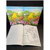 Image 1 : 3 Large Print Adult Coloring Books - Various Detailed Designs - Brand New!