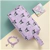 Image 3 : Kuromi 6PC Kawaii Cosmetic Storage Bag/Makeup Bag with Accessories - Brand New!