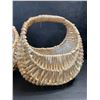 Image 3 : Lot of 4 Wicker Baskets with Handles - Great for Flowers, DIY Crafts, Gifts, Easter, Weddings - New