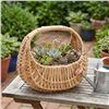Image 5 : Lot of 4 Wicker Baskets with Handles - Great for Flowers, DIY Crafts, Gifts, Easter, Weddings - New
