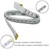 Image 6 : 6 Packs (3PCS Each) Measuring Tapes (60 Inch) White/Blue/Pink - Brand New