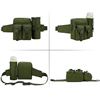 Image 2 : Tactical Style Waist Bag/Hiking Bag with Detachable Water Bottle Holder - Adjustable Belt - New