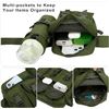 Image 5 : Tactical Style Waist Bag/Hiking Bag with Detachable Water Bottle Holder - Adjustable Belt - New