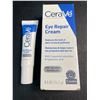 Image 1 : CeraVe Eye Repair Cream with Hyaluronic Acid (14.2g) Reduces Eye Dark Circles/Puffiness - New