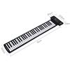 Image 5 : Flexible/Portable 61-Key Roll Up Piano - Soft/Flexible Electronic Piano Keyboard - New