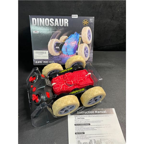 Dinosaur Stunt Car 4x4 Rock Crawler RC Flip/Stunt Car with Lighting Effects - New