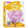 Image 1 : Dan&Darci 3D String Art Kit - Light-Up Heart Lantern with 20 Multicolored LED Bulbs -  Ages 8+ - New