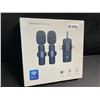 Image 8 : 3-in-1 Wireless Lavalier Microphone Kit for Iphone/Android/Audio Devices - Noise Canceling Lapel Mic