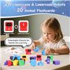 Image 6 : Mini Robot Interactive Alphabet Learning Toy for Toddlers - 26 ABC Letters & Flash Cards - New