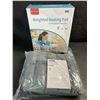 Image 2 : ComfyTemp Weighted Electric Heating Pad for Neck & Shoulder (Grey) 9 Heating Levels, Timer - New