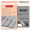 Image 9 : ComfyTemp Weighted Electric Heating Pad for Neck & Shoulder (Grey) 9 Heating Levels, Timer - New
