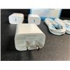Image 4 : 3-Pack iPhone Fast Chargers - 3x Cords & 3x Wall Blocks Included (Lightning to USB-C) - New