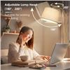 Image 5 : Karjoefar LED Modern 64" Tall Arch Floor Lamp (Gold) with Linen Shade; Bulb Included - Brand New!