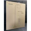 Image 9 : Karjoefar LED Modern 64" Tall Arch Floor Lamp (Gold) with Linen Shade; Bulb Included - Brand New!