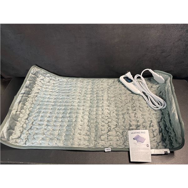 XL Electing Heating Pad for Body/Pain Relief - 28" x 14" Size (Grey) - New (No Box)