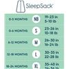 Image 5 : HALO Sleep Sack SuperSoft Toddler Swaddle Sleep Sack - Size XL (Fits 18-24 Months) Oat - New