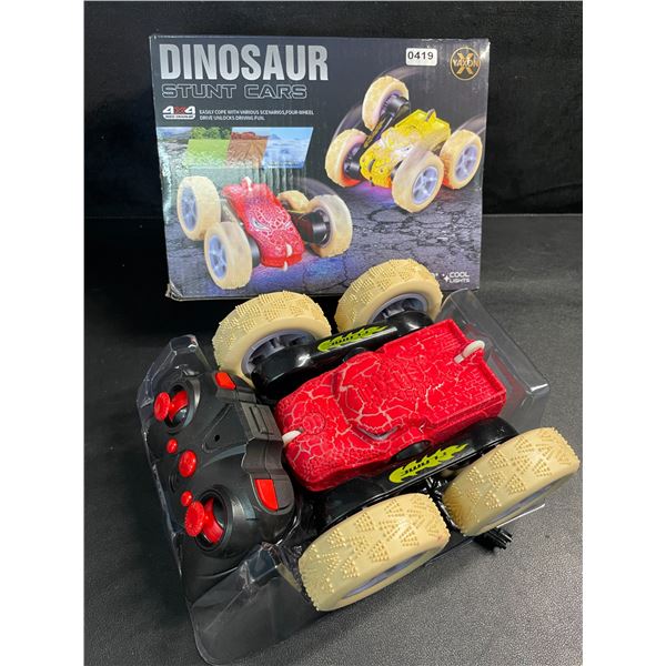 Dinosaur Stunt Car 4x4 Rock Crawler RC Flip/Stunt Car with Lighting Effects - New