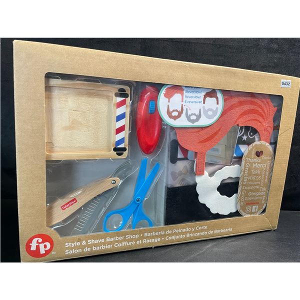 FisherPrice Style & Shave Barber Shop Play Set - New