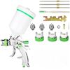 Image 1 : HVLP Paint Spray Gun Tool - Gravity Feed Paint Sprayer Tool for Painting/Spraying/Coating - New