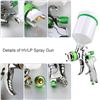 Image 2 : HVLP Paint Spray Gun Tool - Gravity Feed Paint Sprayer Tool for Painting/Spraying/Coating - New