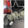 Image 3 : 23FT Star Waterfall LED Christmas Light for Outdoors - Warm White - Brand New!