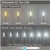 Image 5 : Nukanu Modern LED Floor Lamp (66.2") with Remote Control; Adjustable Brightness/Dimmable  - NEW