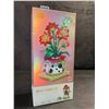 Image 1 : 703pcs Micro Plants IV Flower/Botanical Lego-Style Building Block Toy Set (LOZ Model: 1285) - New!