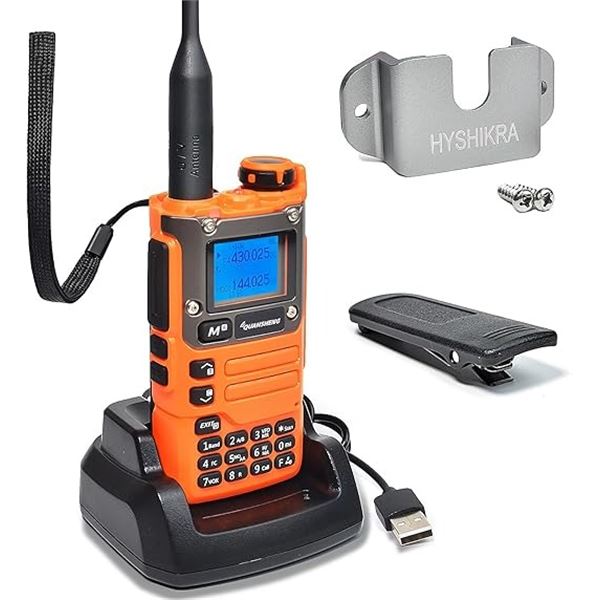 Portable Two-Way Radio/Walkie-Talkie (Model: UV-K5(8) Orange - Brand New