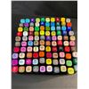 Image 3 : 100PCS Dual-Tip Artist Markers Set - Multi-Color Alcohol Markers for Drawing/Sketching - NEW