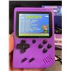 Image 3 : Handheld Retro Game Console w/ 3" Display - Loaded w/ 500 Classic Retro Games (Purple) - New