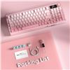 Image 10 : Redthunder K95 Wireless Mechanical Keyboard; Smart TFT Screen, RGB Backlit - Gradient Pink - NEW
