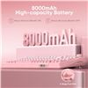 Image 8 : Redthunder K95 Wireless Mechanical Keyboard; Smart TFT Screen, RGB Backlit - Gradient Pink - NEW