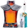 Image 1 : AllJoy Wearable Heating Pad (24" x 33") For Back/Neck/Shoulder Pain; 10 Heating Levels - New!