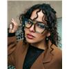 Image 5 : 3 Pairs of Visoone Blue Light Blocking Glasses - Rectangle/Chic Look (Olive Green) - New