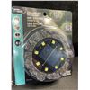 Image 2 : 2 Packs Solar LED Ground Lights for Outdoors - 8 LED's Per Light, Stake Included - New
