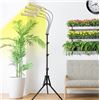 Image 4 : 4-Head Floor LED Plant Grow Light with 63" Tripod Floor Stand, Full-Spectrum, Timer Settings - NEW!