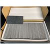 Image 4 : 100-Pack Box of Black Slate Peel & Stick Wall Tiles (3" x 6") Faux Stone Stick-On Backsplash Tiles