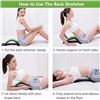 Image 8 : Multi-Level Back Stretching Device/Back Cracking Device for Spinal Pain Relief (Green) - New