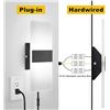 Image 12 : 2-Pack LED Plug-In Wall Sconce Lights with Remote, 6Ft Cord; Adjustable Brightness/Colors - New!
