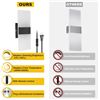 Image 12 : 2-Pack LED Plug-In Wall Sconce Lights with Remote, 6Ft Cord; Adjustable Brightness/Colors - New!