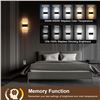 Image 15 : 2-Pack LED Plug-In Wall Sconce Lights with Remote, 6Ft Cord; Adjustable Brightness/Colors - New!