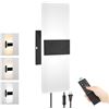 Image 8 : 2-Pack LED Plug-In Wall Sconce Lights with Remote, 6Ft Cord; Adjustable Brightness/Colors - New!